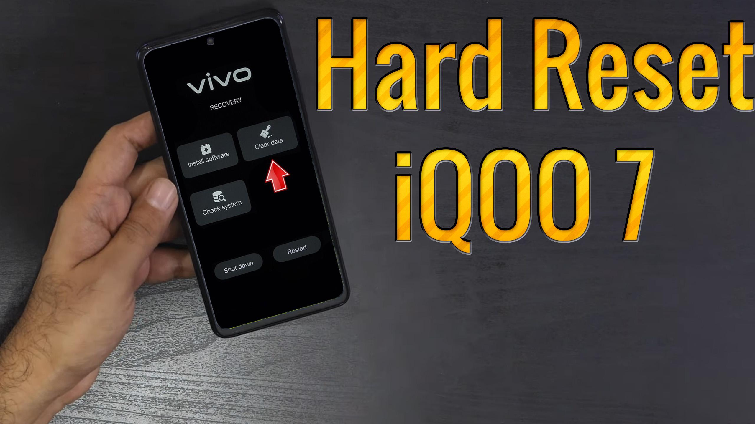 Hard Reset IQOO 7 Factory Reset Remove Pattern Lock Password How To