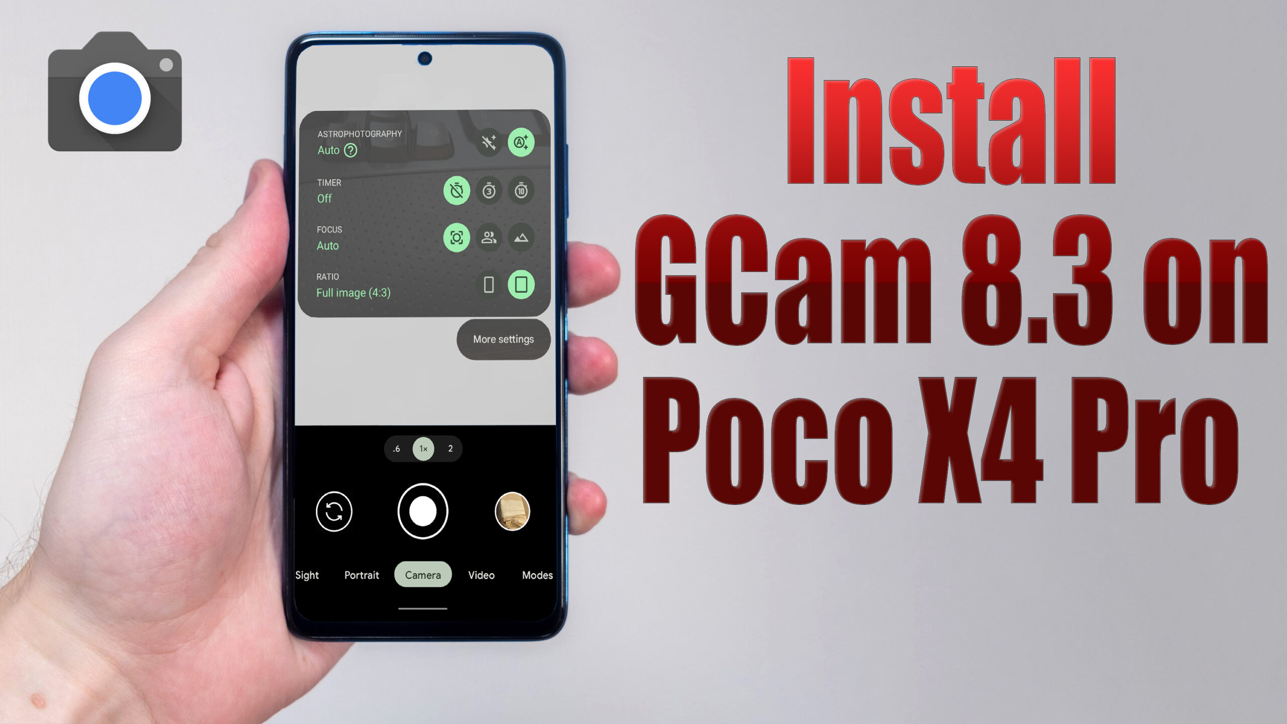 Download Google Camera for Poco X3 Pro [Best GCam 8.4]