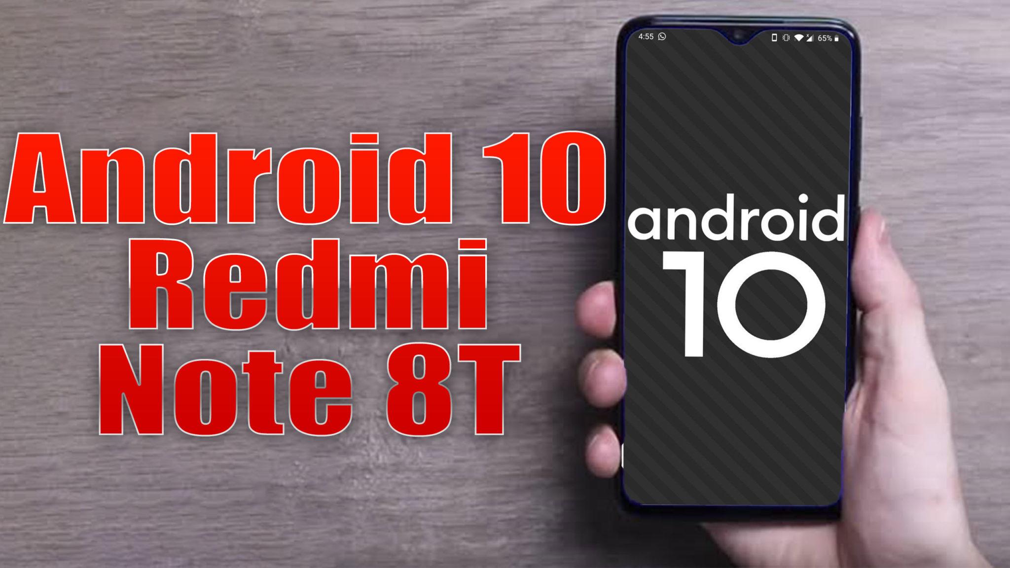 android 10 redmi note 8