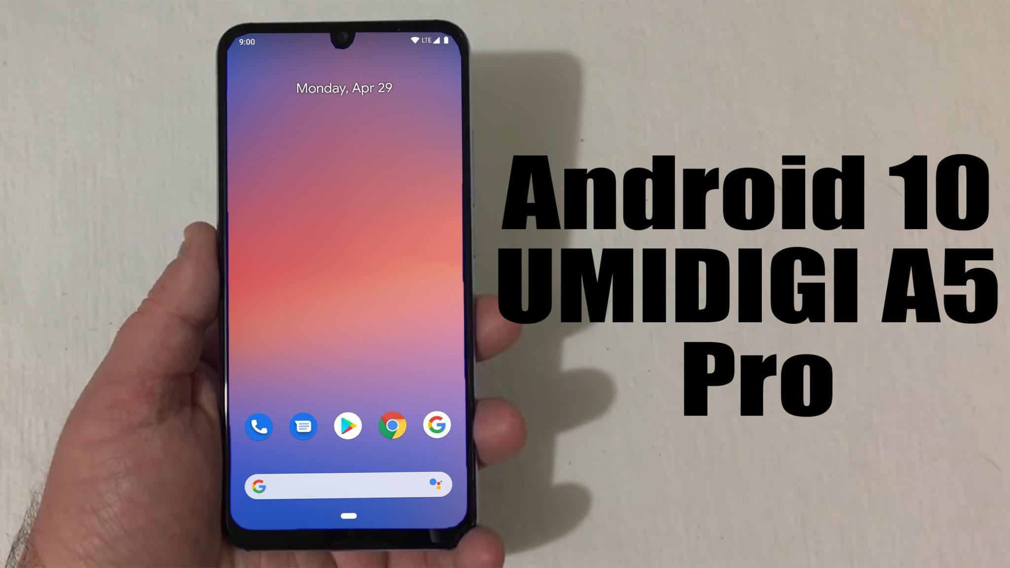 Umidigi a5 pro как обновить до андроид 10