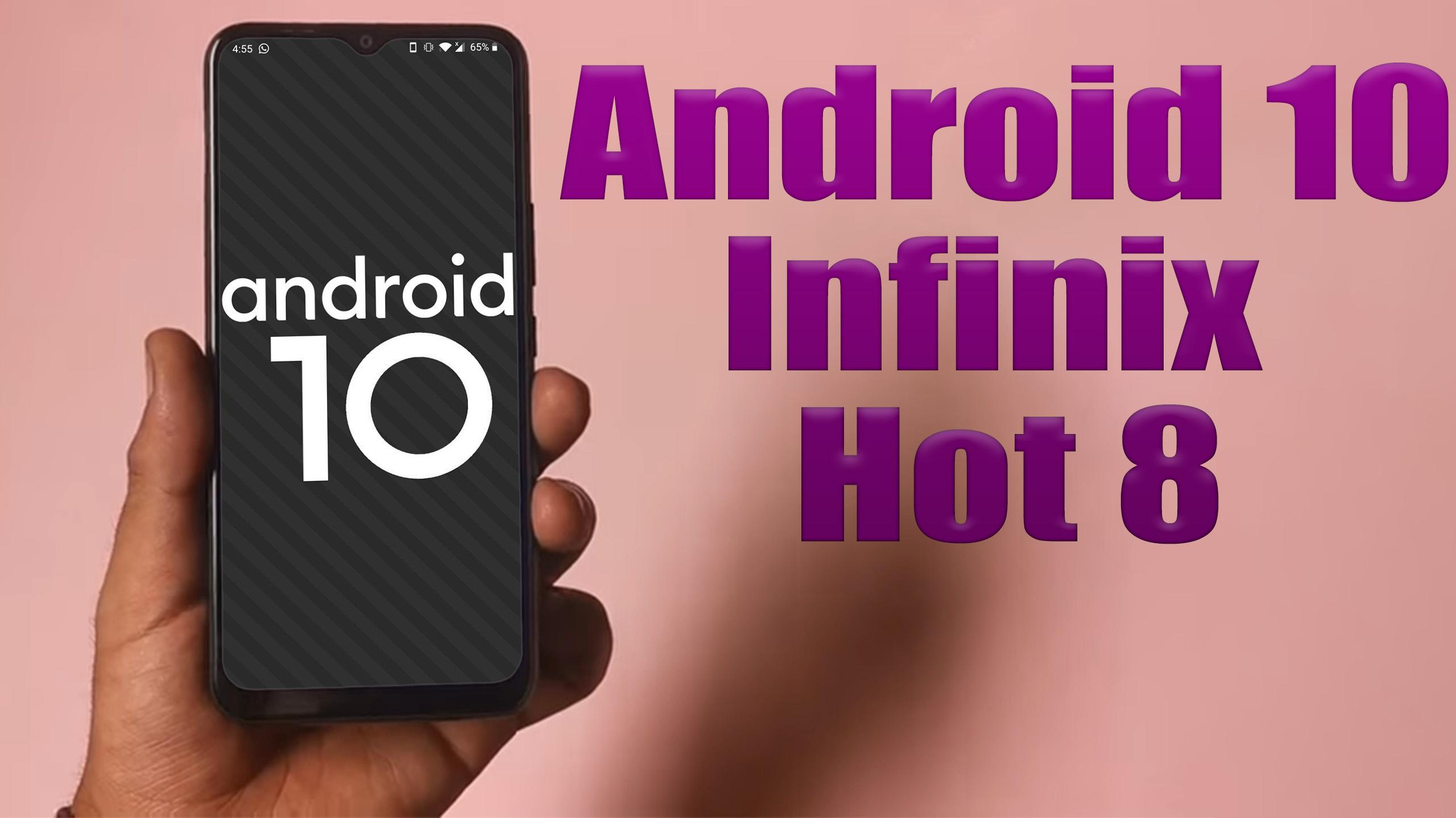 infinix hot 8 android 10