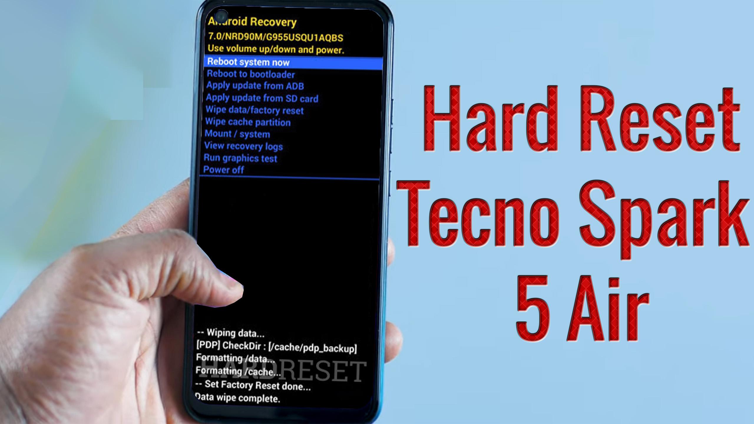 Hard Reset Tecno Spark 11 Air  Factory Reset Remove Pattern/Lock