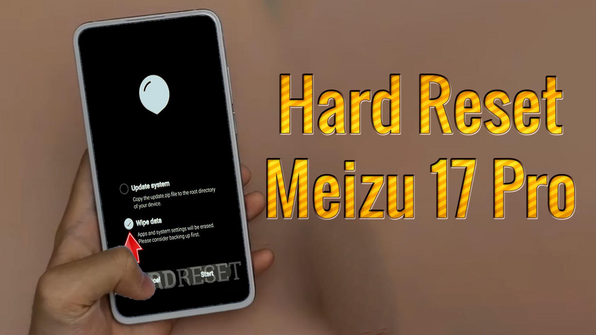 Как сделать hard reset на meizu