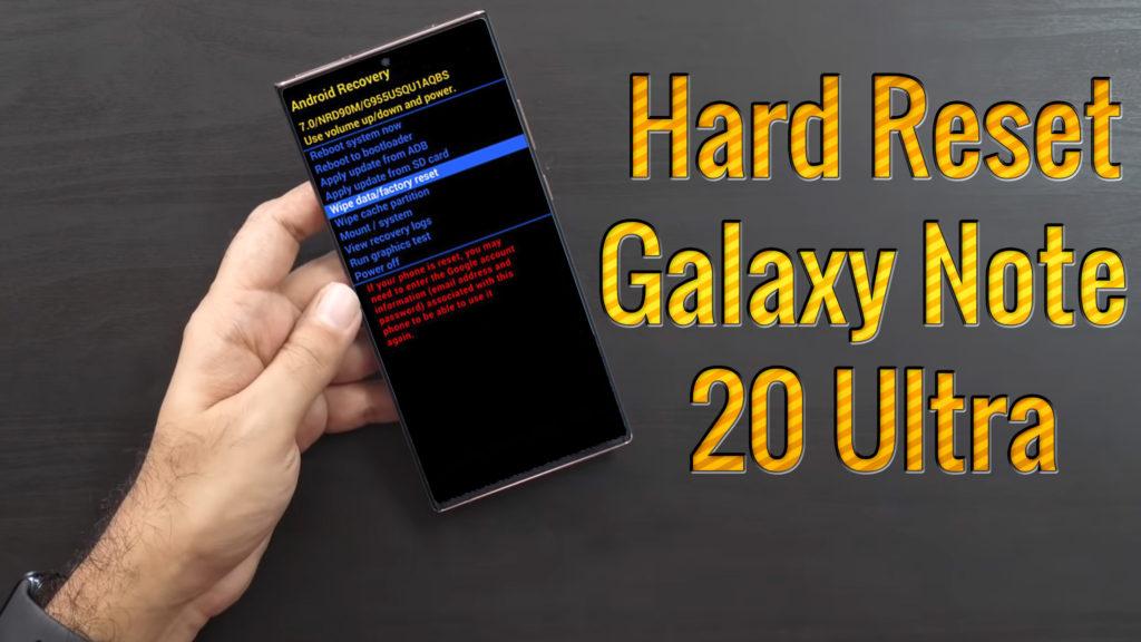 Hard Reset Samsung Galaxy Note 20 Ultra | Factory Reset Remove Pattern