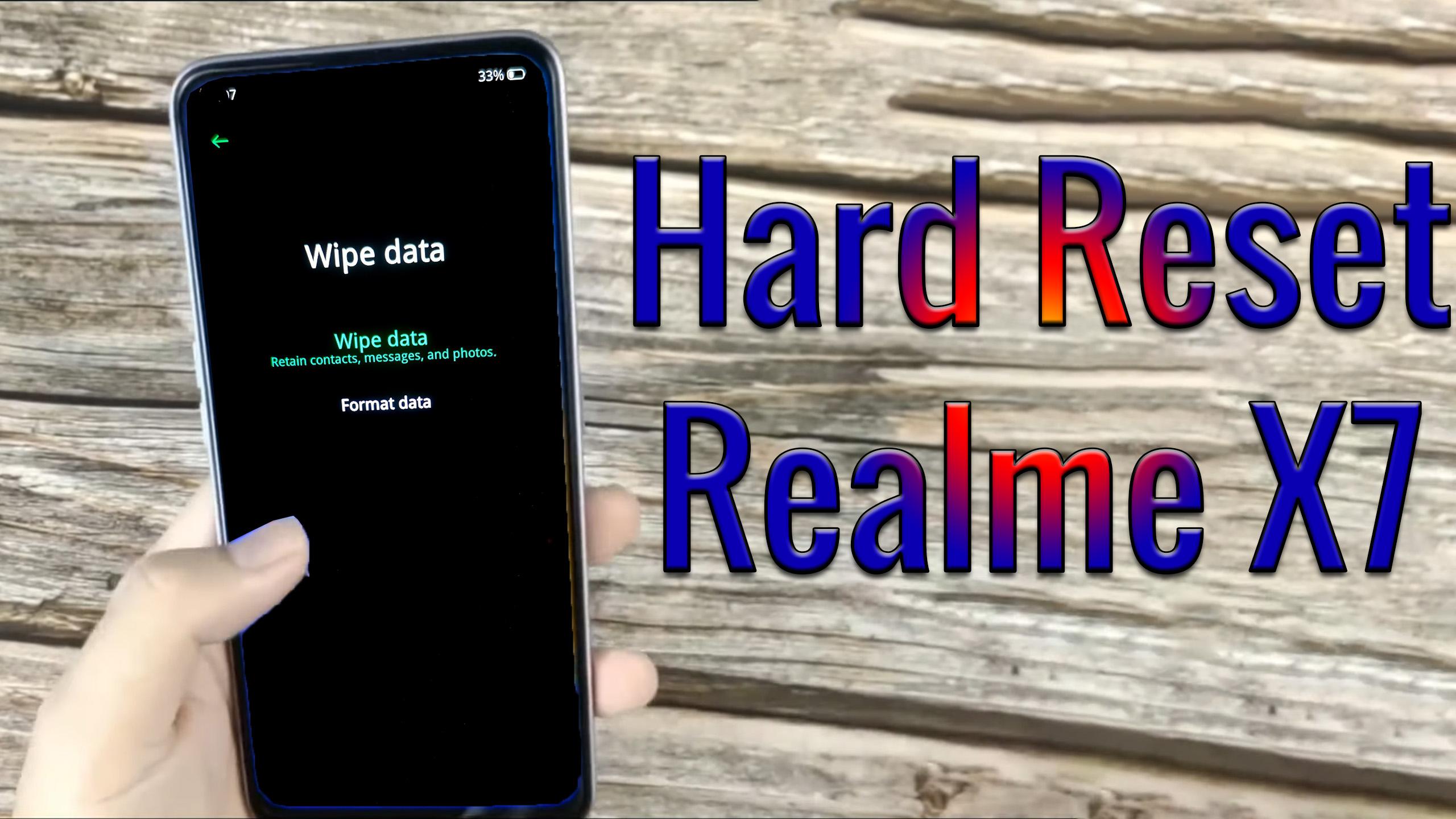 Realme c21y hard reset