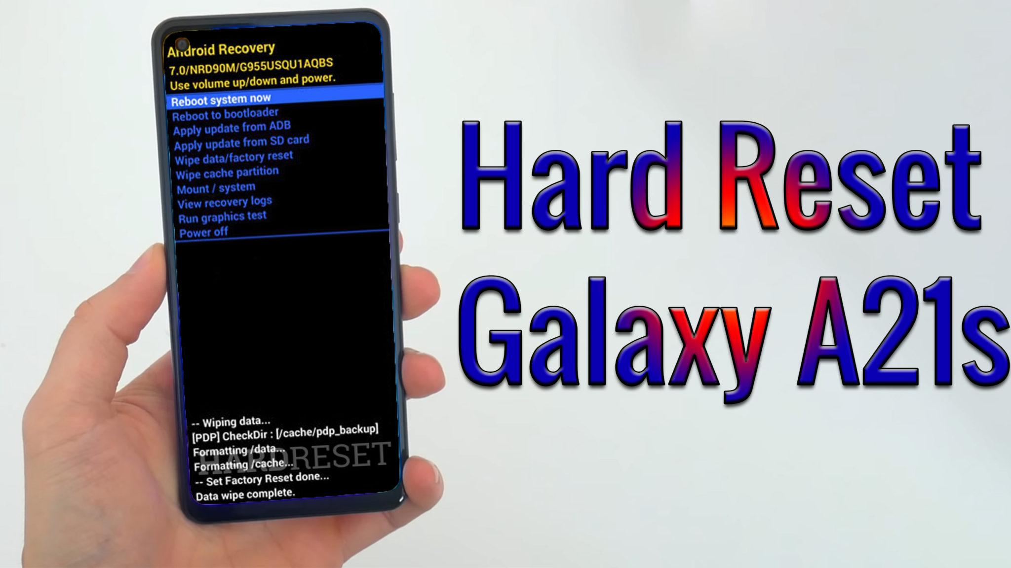 Hard Reset Samsung Galaxy A21s Factory Reset Remove Pattern/Lock