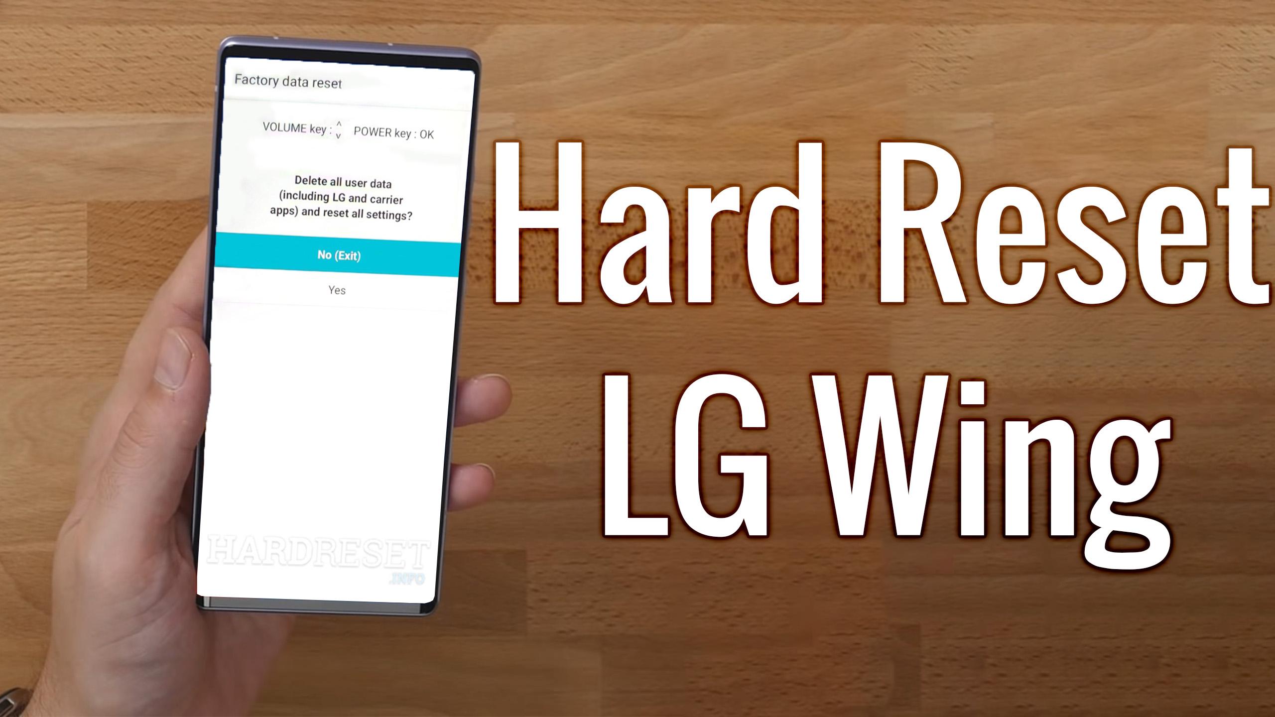 Hard Reset LG Wing  Factory Reset Remove Pattern/Lock/Password