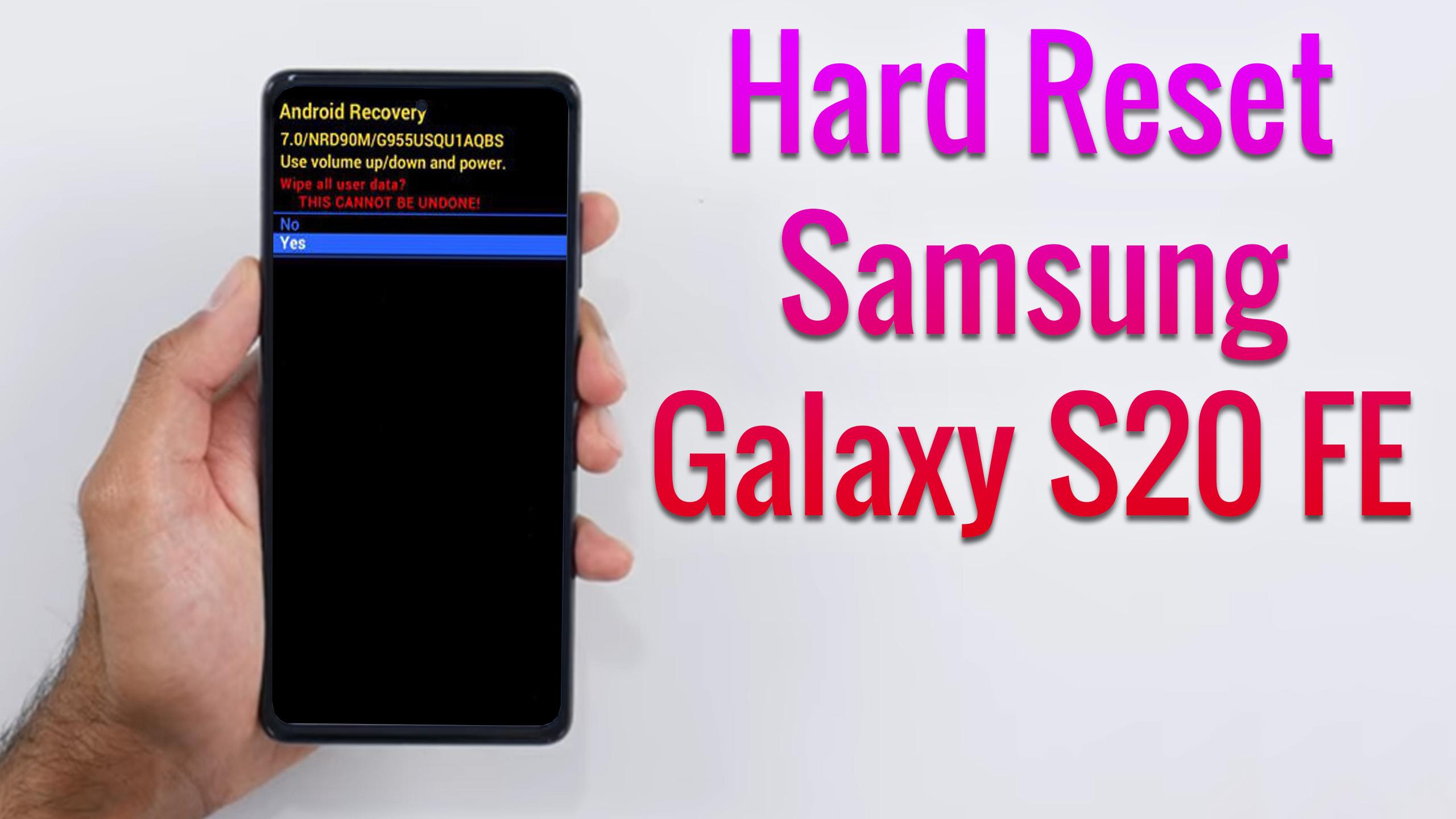 Hard Reset Samsung Galaxy S30 FE  Factory Reset Remove Pattern
