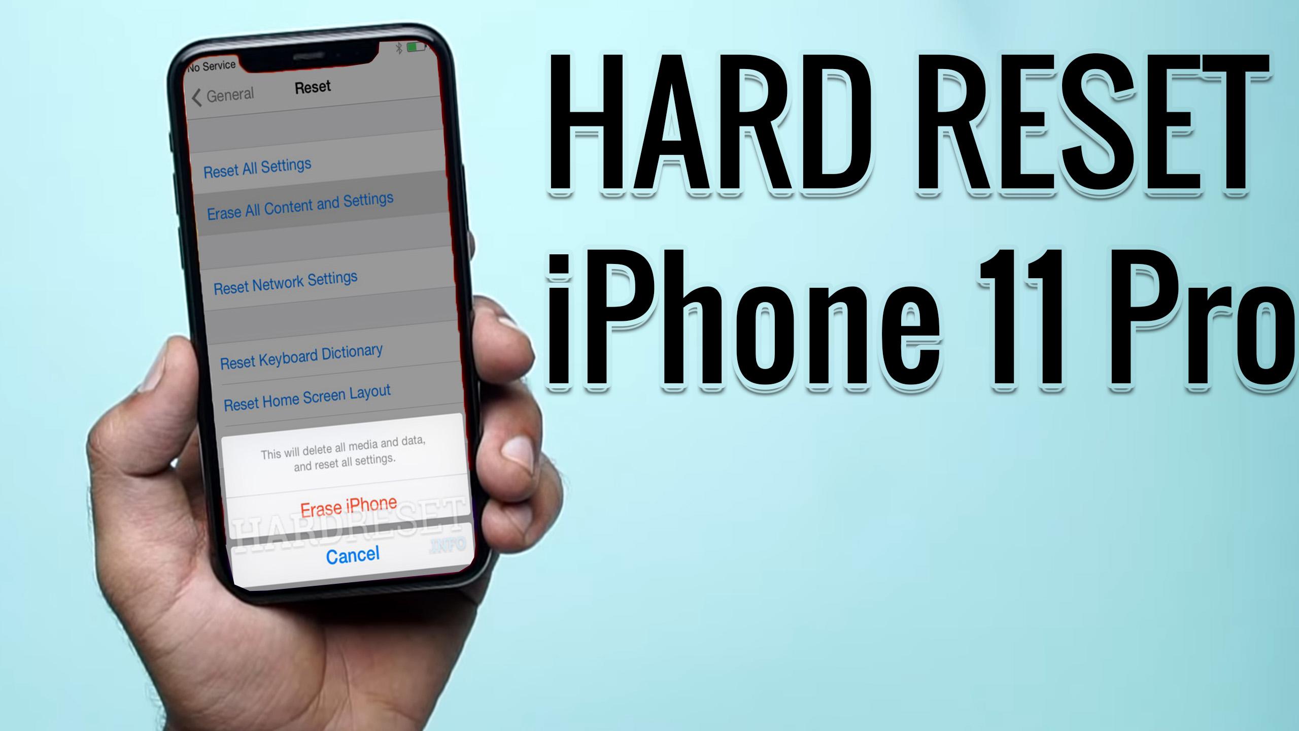 harde reset iphone 11 pro max