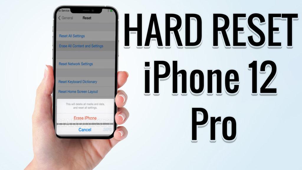 Hard Reset iPhone 12 Pro | Factory Reset Remove Pattern/Lock/Password