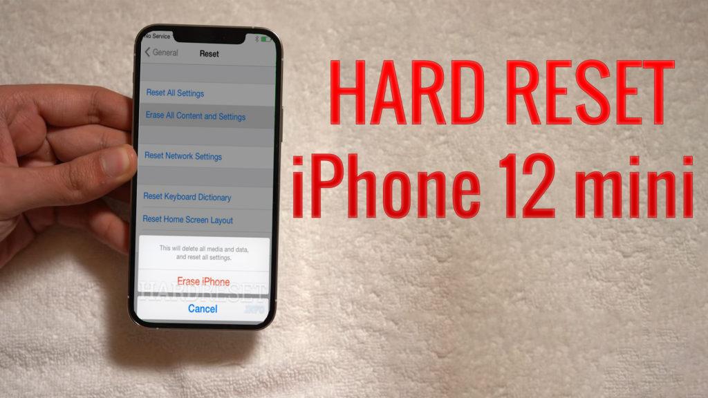 Hard Reset iPhone 12 mini | Factory Reset Remove Pattern/Lock/Password