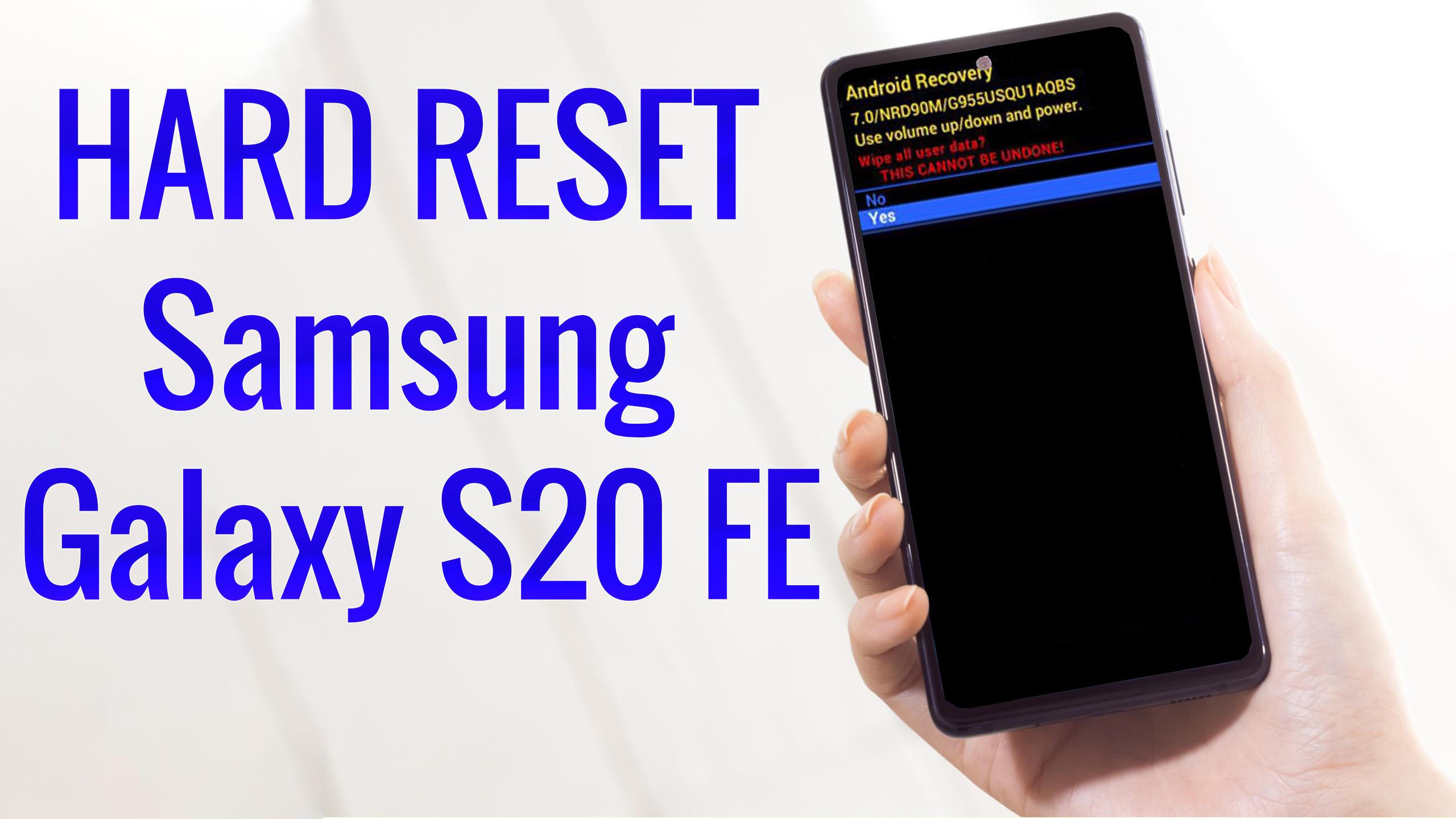Hard Reset Samsung Galaxy S10 FE 10G  Factory Reset Remove Pattern