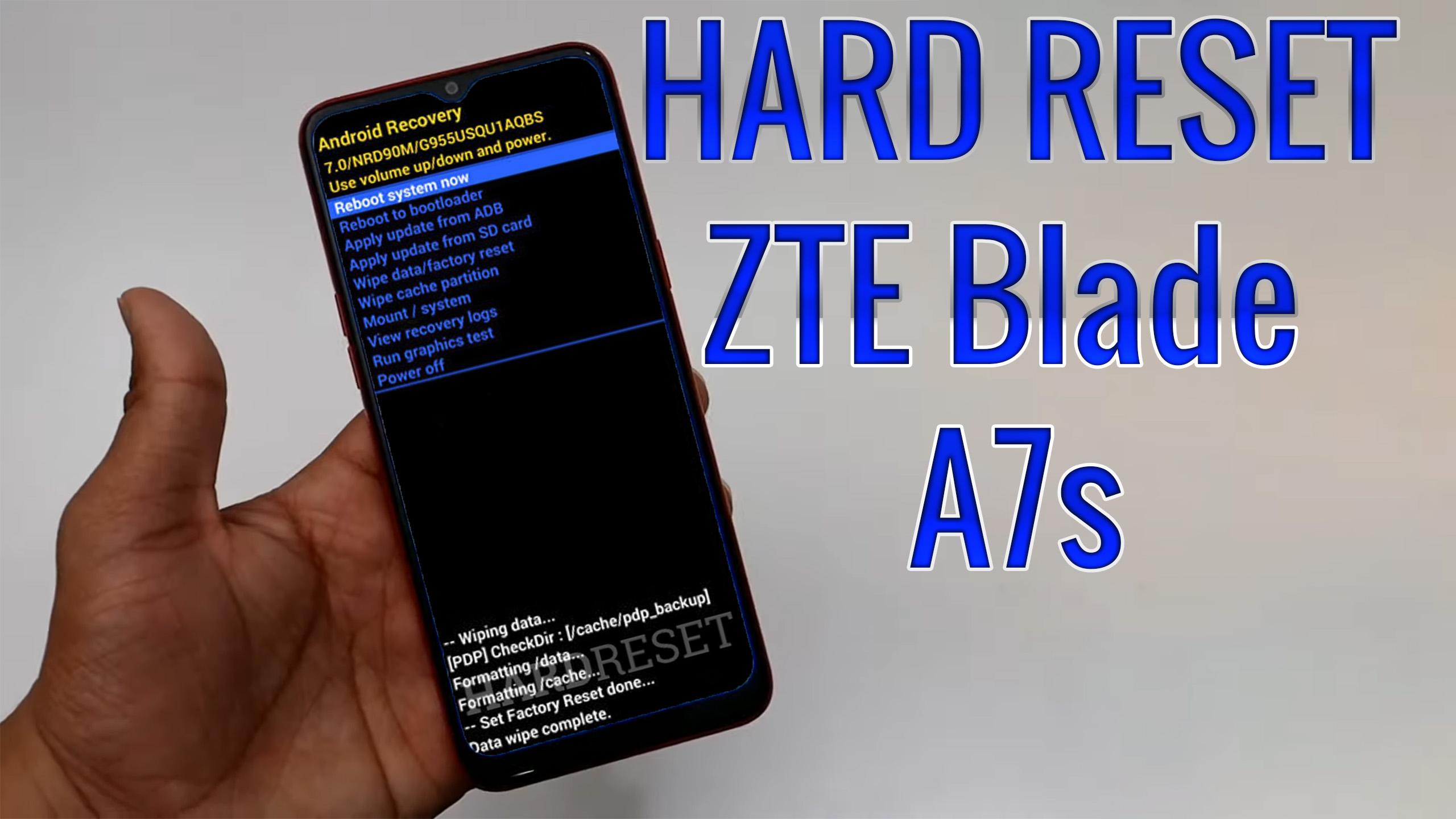 Hard Reset ZTE Blade A24s - Factory Reset Remove Pattern-Lock - The