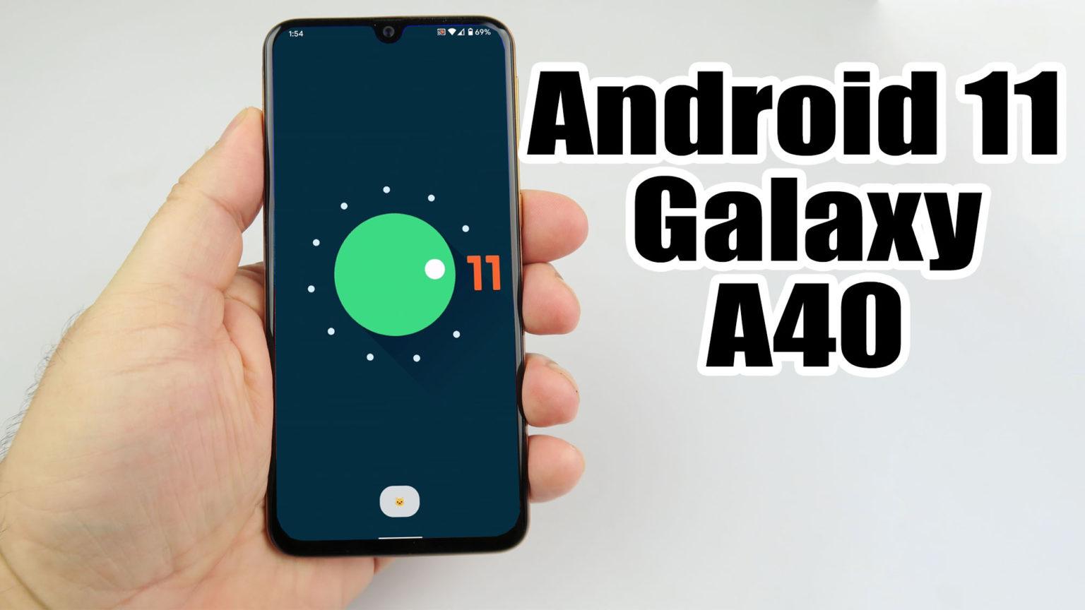 samsung galaxy a40 android 11