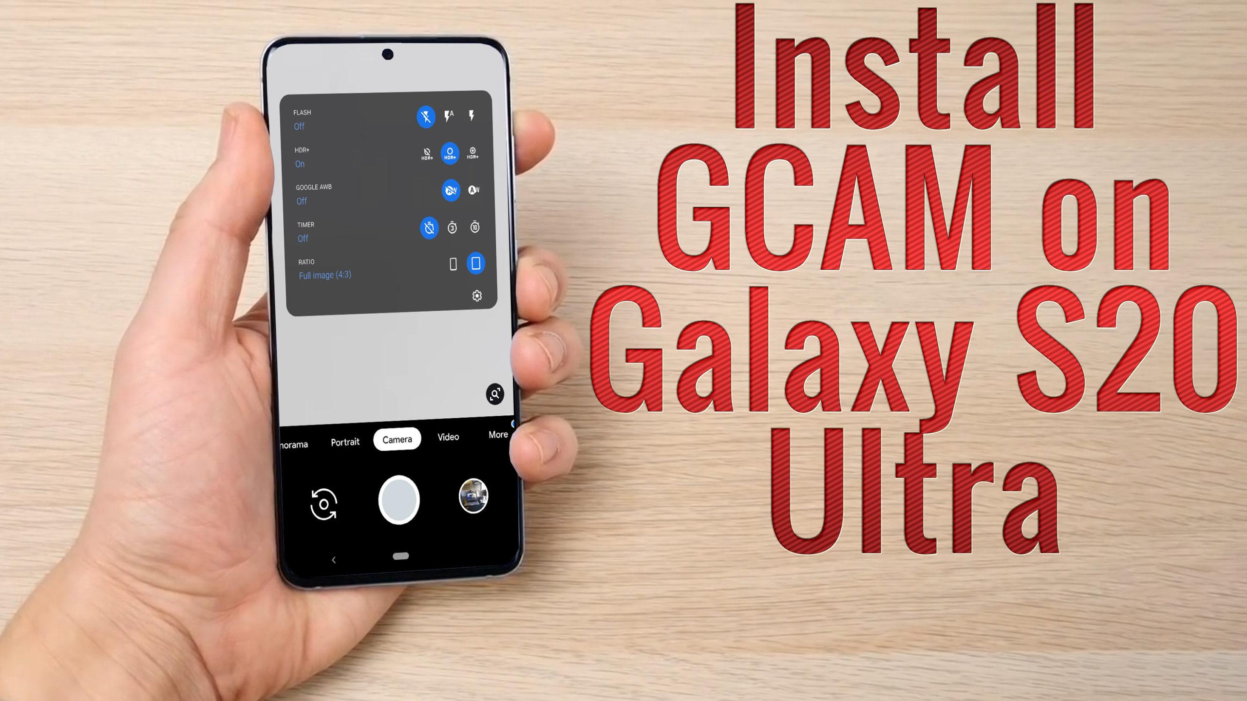 Download GCAM(Google Camera) Port for Samsung Galaxy Note10+ in