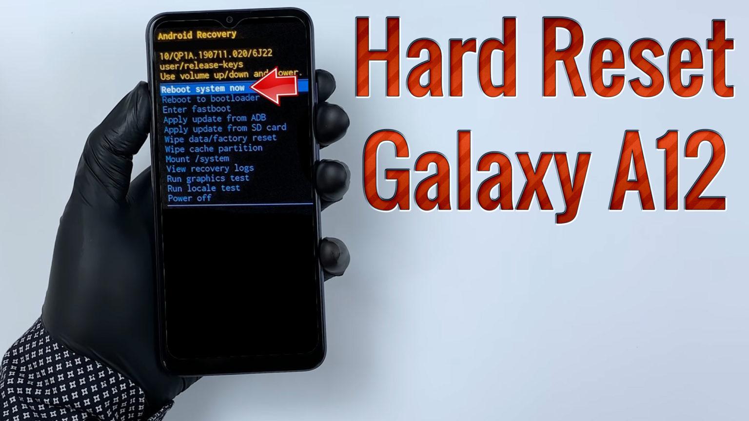 Hard Reset Galaxy A12 | Factory Reset Remove Pattern/Lock/Password (How