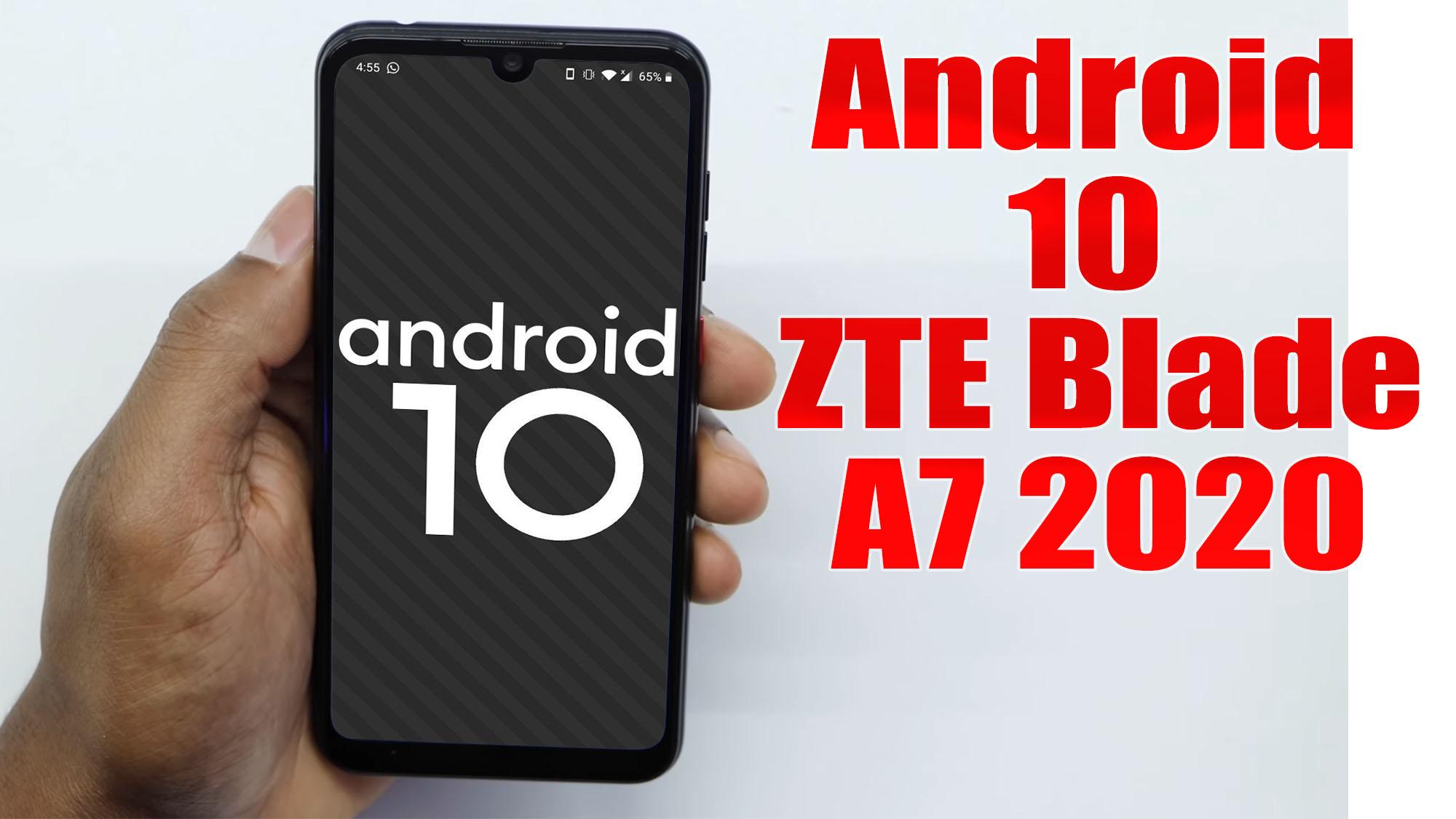 Как поменять дисплей на zte blade a7 2020