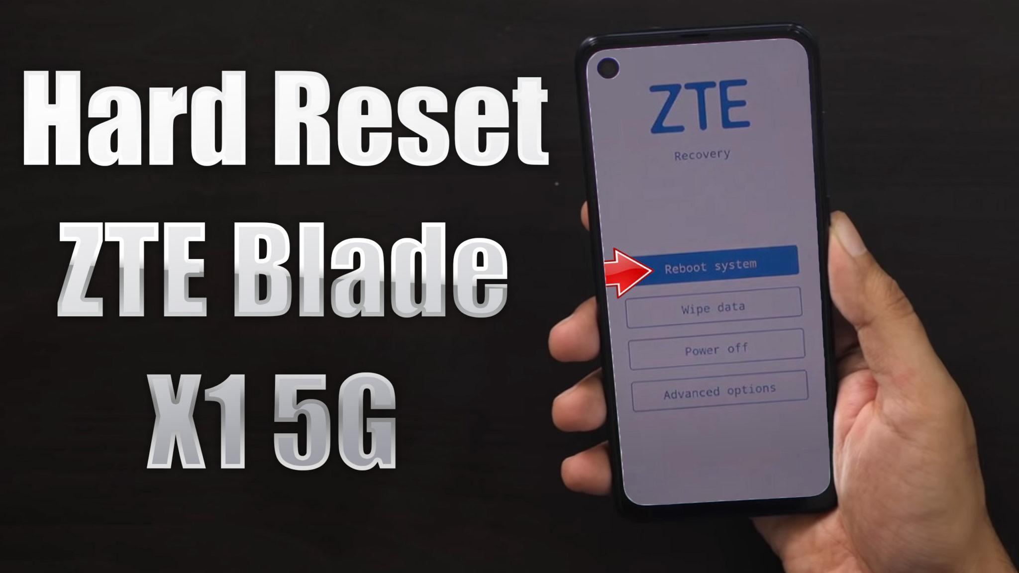 Как сделать hard reset на zte