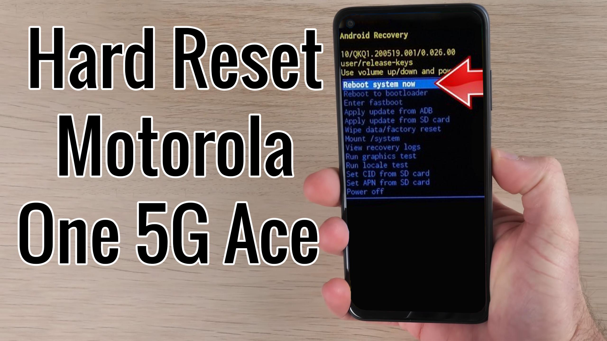 Hard Reset Motorola One 26G Ace  Factory Reset Remove Pattern/Lock