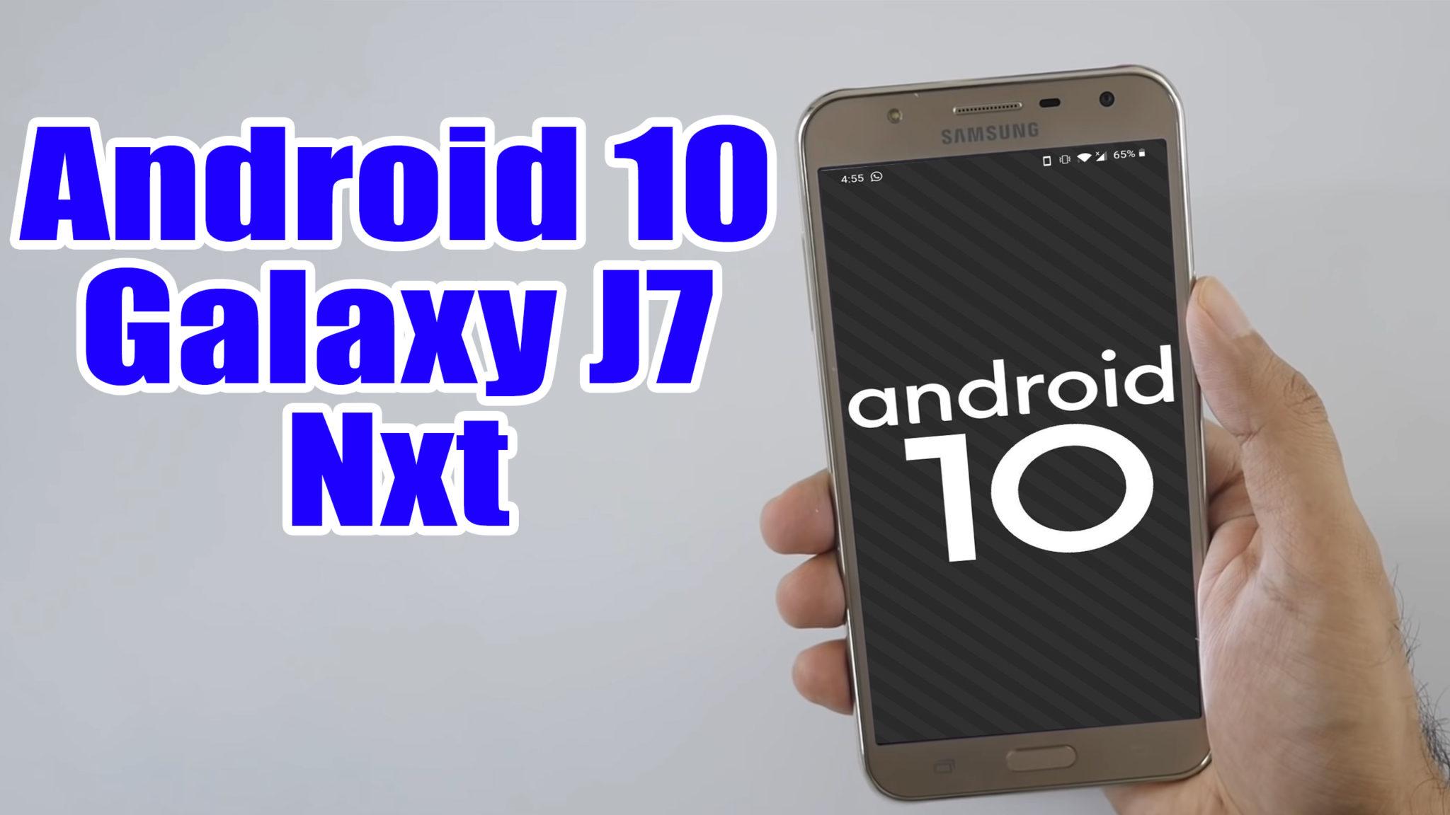 samsung galaxy j7 android 10