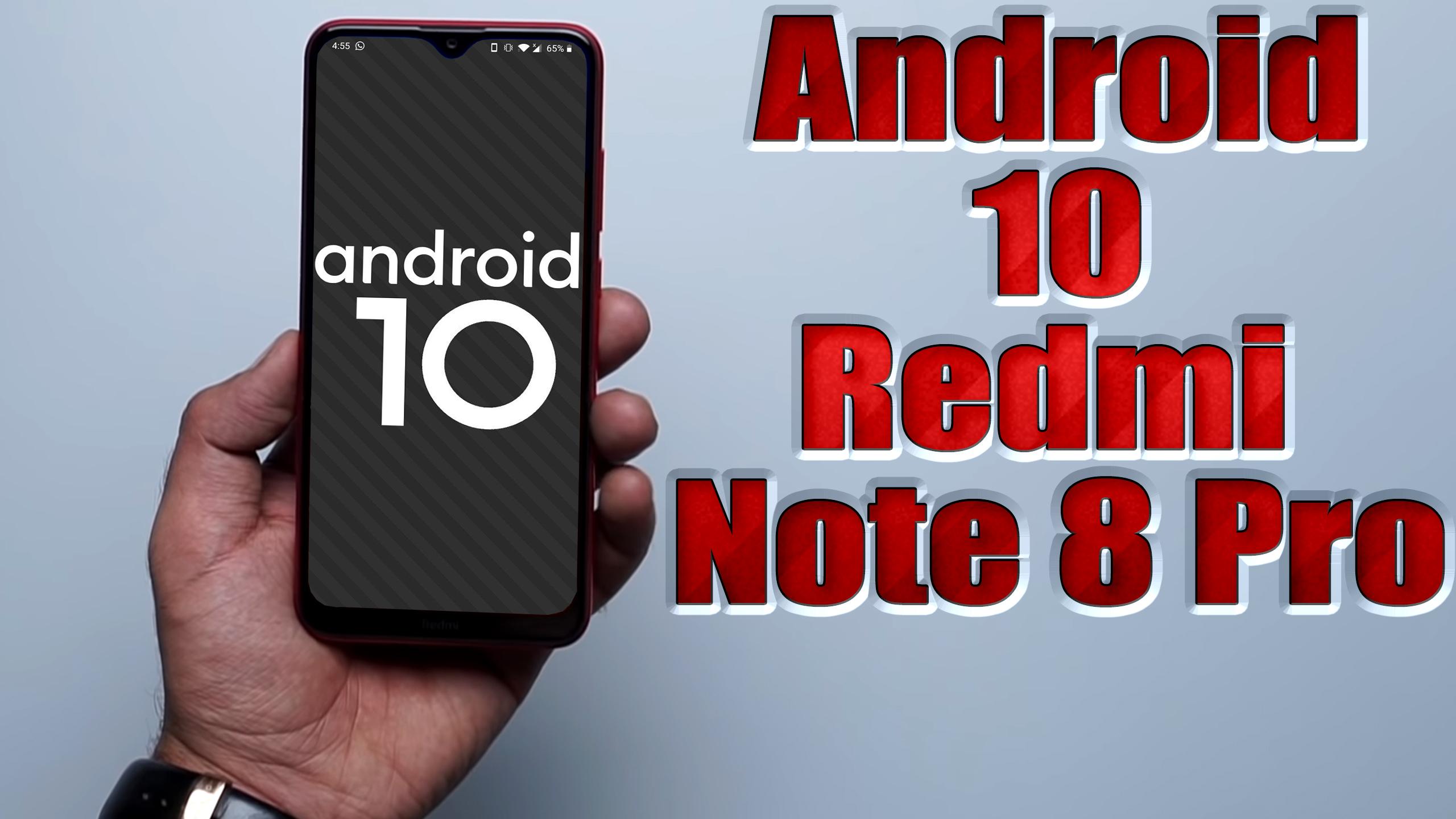 android 10 redmi note 8 pro