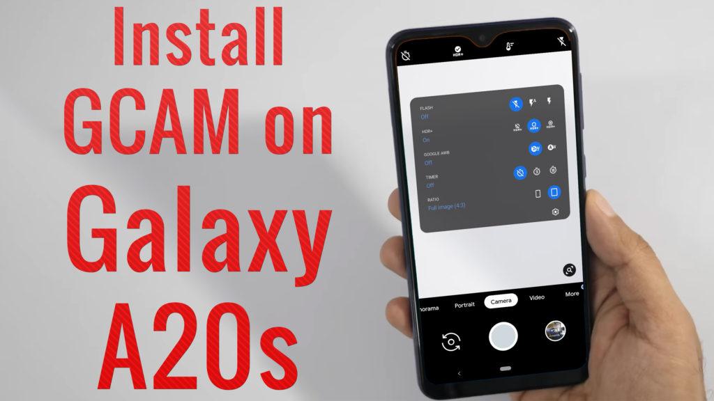 google camera for samsung a20s