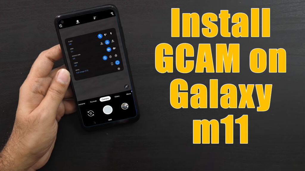 samsung galaxy m11 gcam