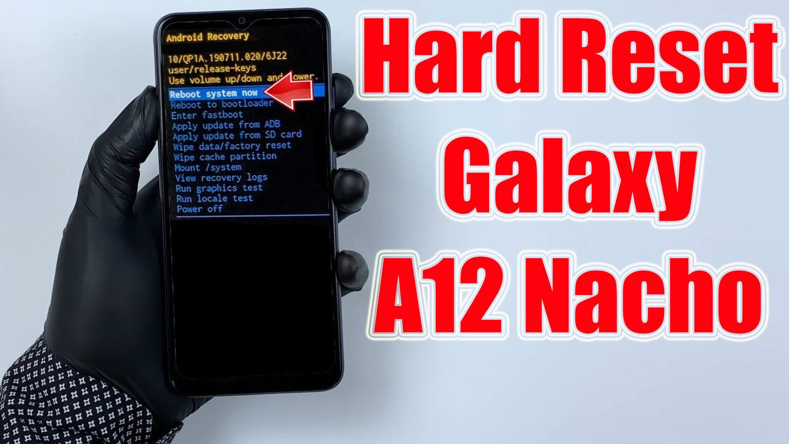 How to factory reset galaxy a01