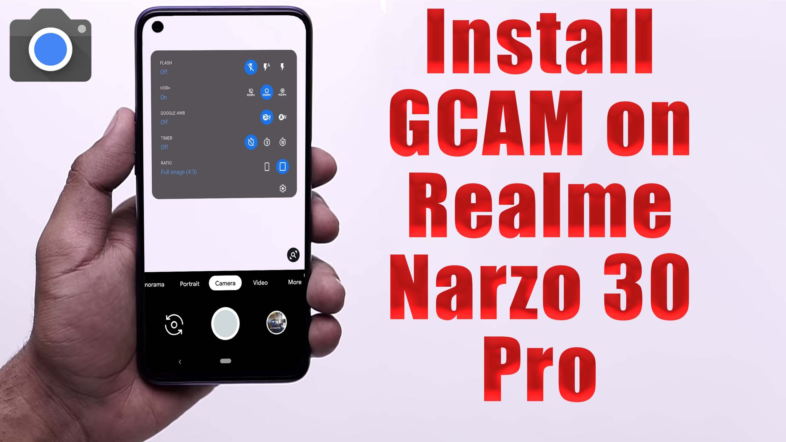 google camera for realme narzo 30