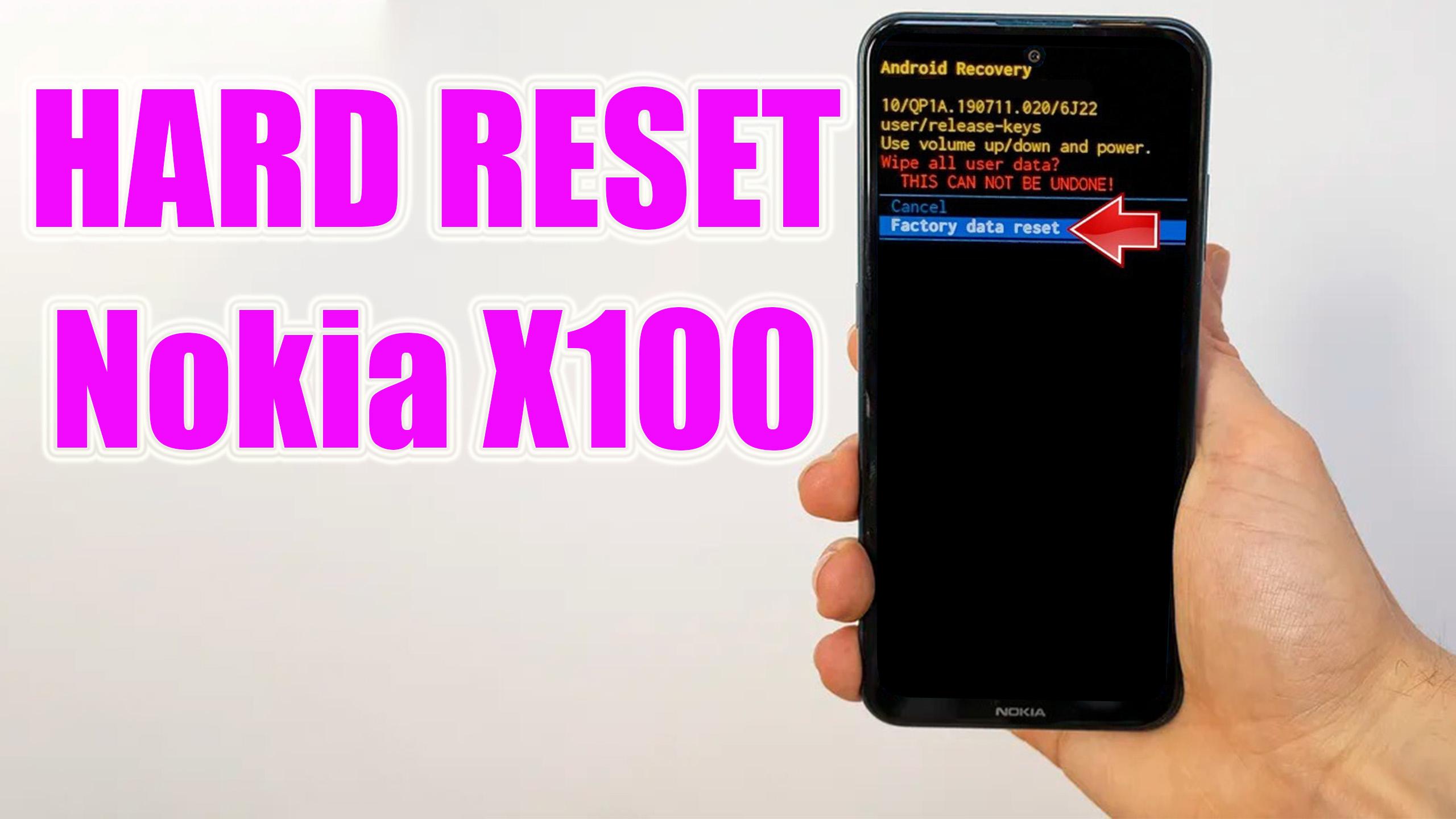 nokia restore factory settings code