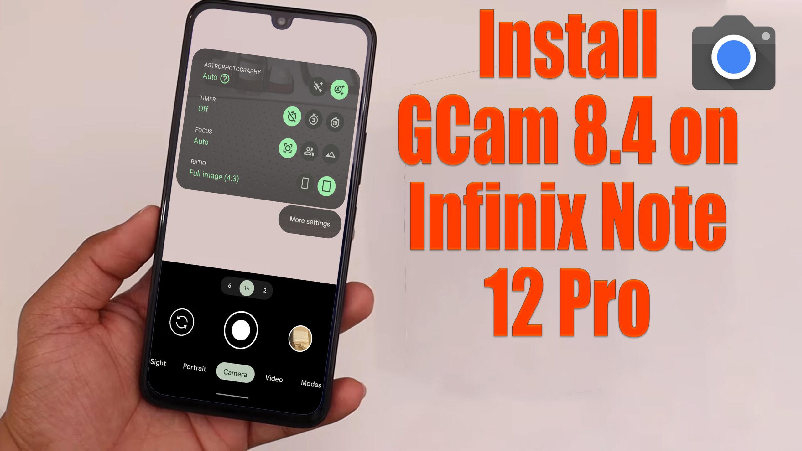 infinix note 12 pro 5g gcam port