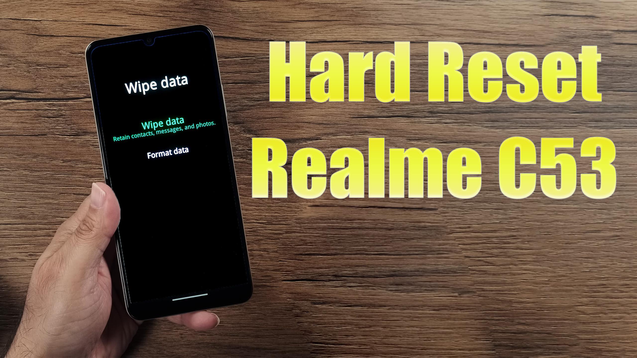 Hard Reset Realme C Factory Reset Remove Pattern Lock Password How