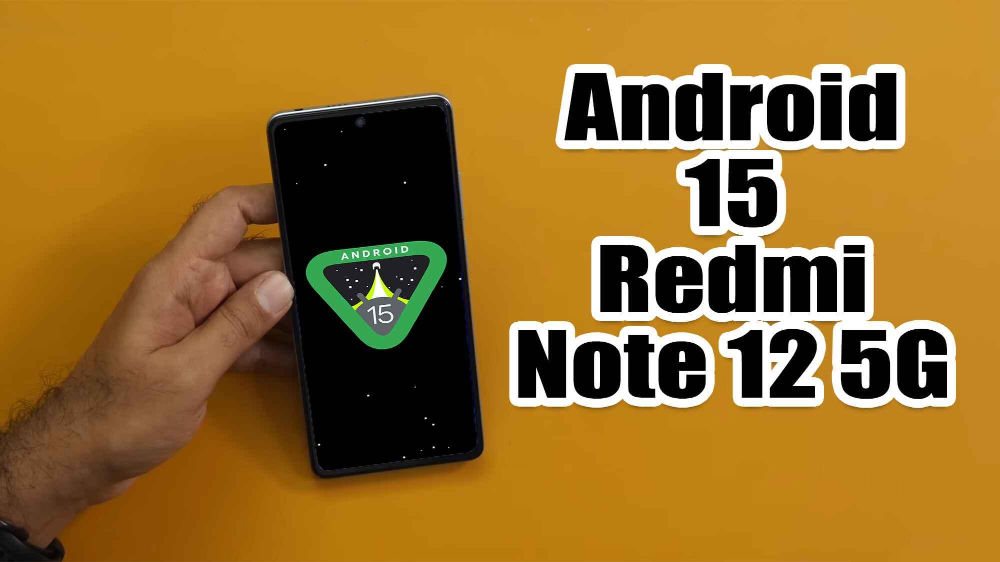 Install Android 15 on Redmi Note 12 5G (LineageOS 22) - How to Guide ...